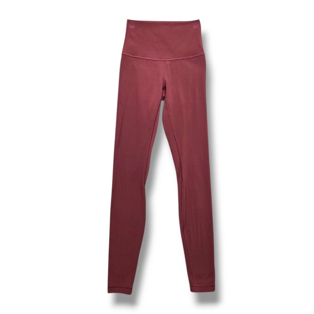 Lululemon Align Pant 28" Womens 2 Red Nulu High Rise W5DITS